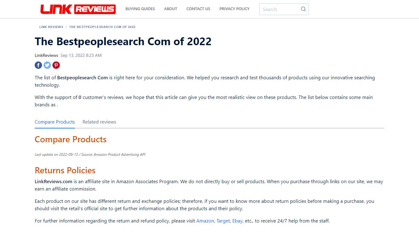 The Bestpeoplesearch Com in 2021 - Link Reviews